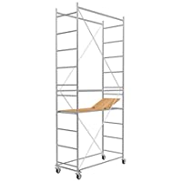 Los mejores  - Andamio de acero con una altura de trabajo de 5-00m - Modèle SUPERHOBBY - Made in Italy